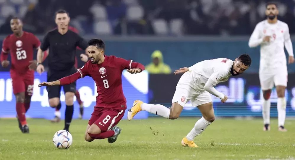 GULF Cup 25 Bahrain Beat Qatar by 2-1 With the help of a late Penalty