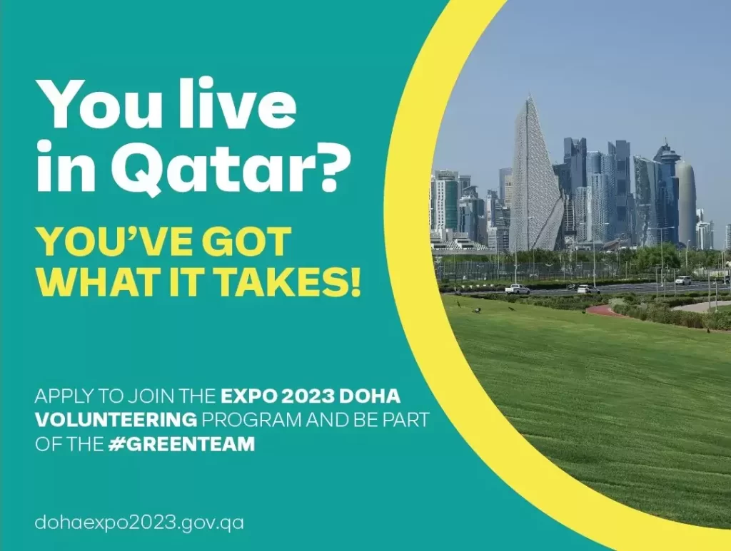 Registration Open for Expo 2023 Doha Volunteer Programme