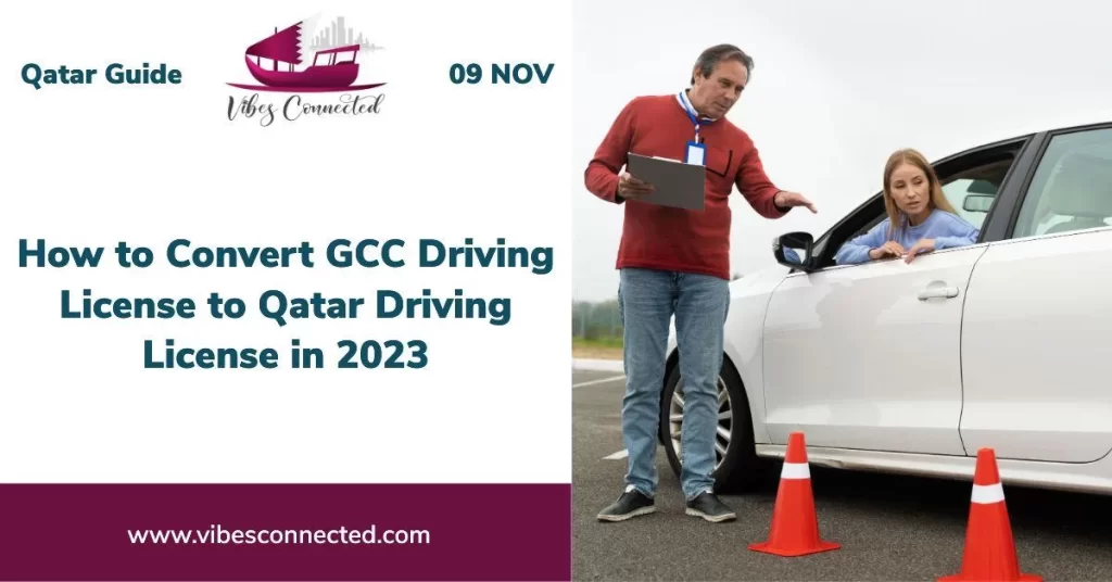 convert GCC driving license to Qatar driving license