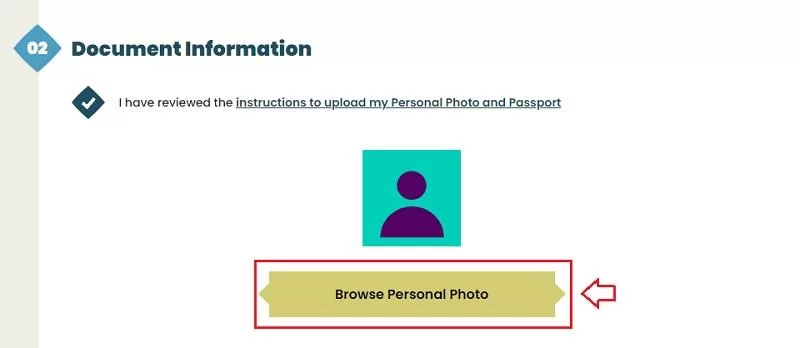 Upload Your Personal Photograph: